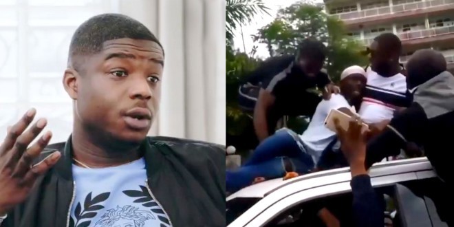 Ninho se fait surprendre par un fan euphorique à son arrivée à Kinshasa (Vidéo) 