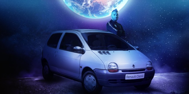 Concours de cover : Renault envoie sa pochette d\'album avec une Twingo à Jul 