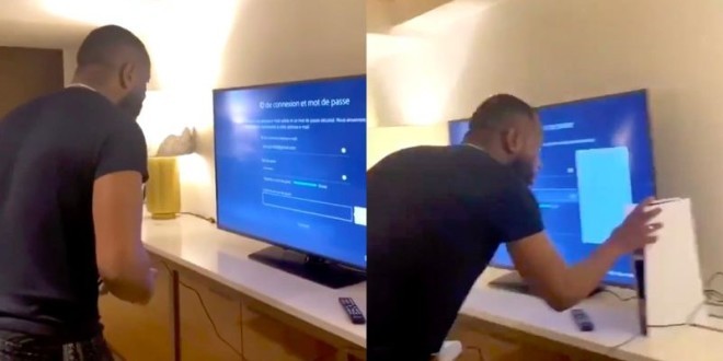 Gims pète un plomb pendant la configuration de sa Playstation 5 (Vidéo) 