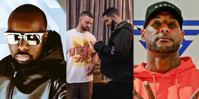 Gims a plagié Drake et Justin Timberlake dans son album, Booba l\'affiche et se moque de lui