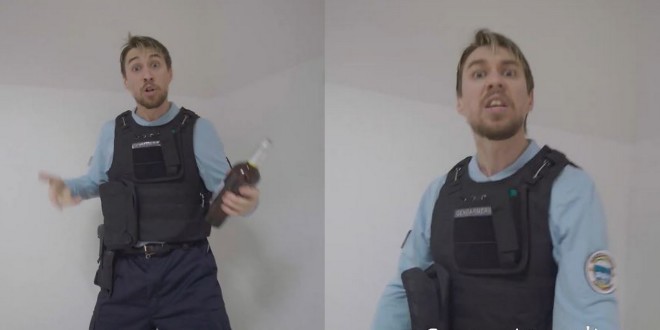 Remix \'\'Bande organisée\'\': Un rappeur se déguise en policier et dénonce la loi de sécurité globale 