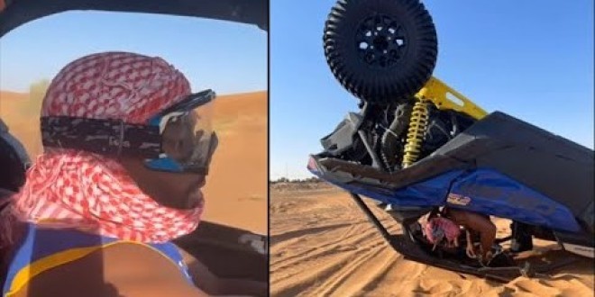Gradur bloqué après un accident de buggy !