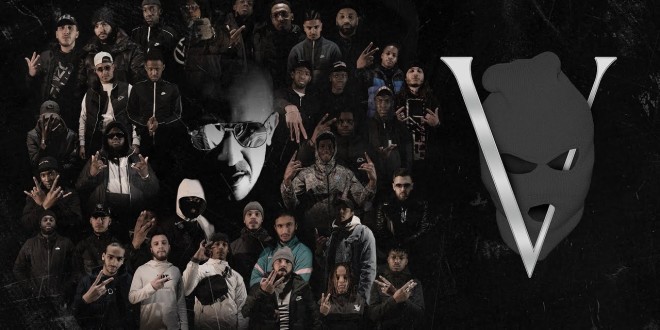 Rim\'k réussit l\'exploit de réunir 35 artistes sur son morceau \'\'V\'\' (clip officiel)