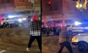 Une patrouille de police de Washington fonce violemment sur un groupe de gens (vidéo) Une patrouille de police de Washington fonce violemment sur un groupe de gens (vidéo)