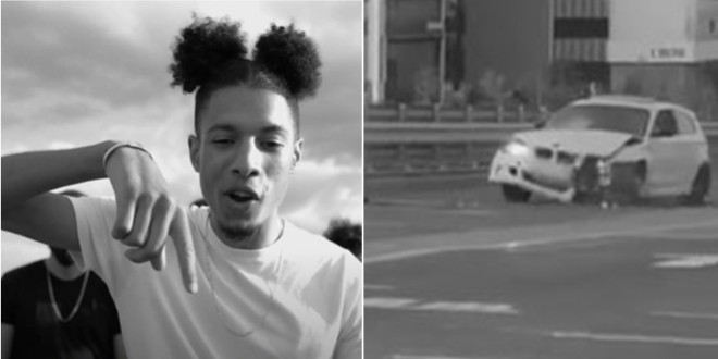 Le rappeur Ave Purple démolit une BMW dans son clip 