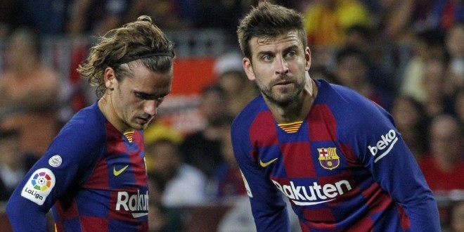 Clash : Gérard Piqué et Antoine Griezman  s’insultent violemment  sur le  terrain (vidéo) 