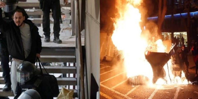 Espagne : Des manifestations contre l\'arrestation d\'un rappeur pour apologie du terrorisme