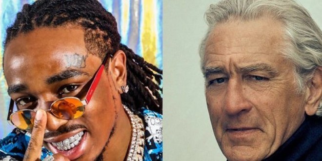 Quavo jouera  avec  Robert de Niro et John Malkovich dans « wash me in the river »  