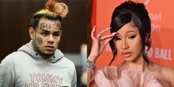 6ix9ine attaque Cardi B qui révèle avoir drogué et volé plusieurs hommes