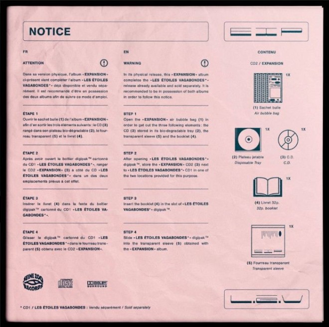 Nekfeu dévoile la notice d'utilisation de son album ''Les étoiles vagabondes : Expansion''