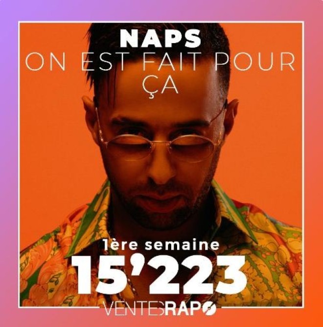Les chiffres de ventes de l'album ''On est fait pour ça'' de Naps dévoilés !