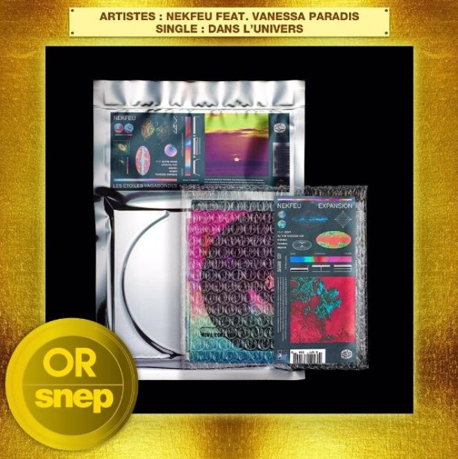 Le titre ''Dans l'univers'' de Nekfeu en feat avec Vanessa Paradis est certifié single d'or !