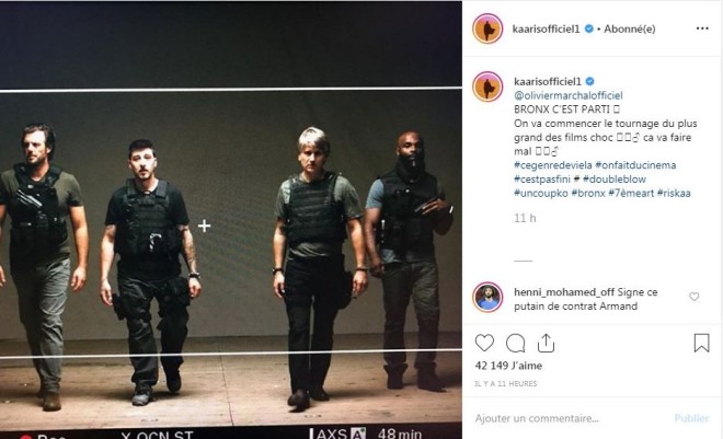 Kaaris annonce le début du tournage de son film ''Bronx'' réalisé par Olivier Marchal !