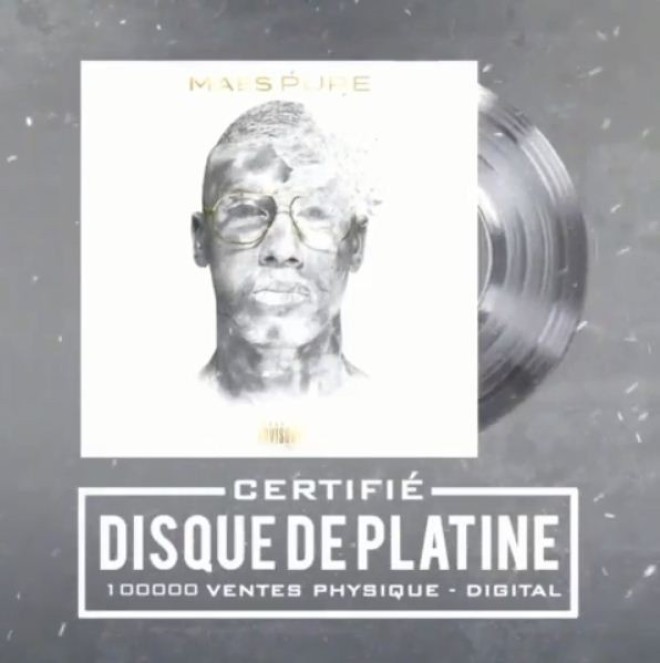 L'album ''Pure'' de Maes est certifié disque de platine !