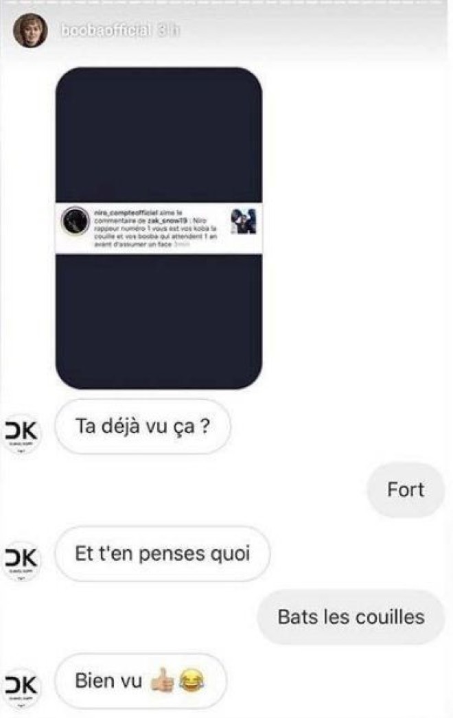 Un nouveau clash en vue cette fois entre Booba et Niro ?
