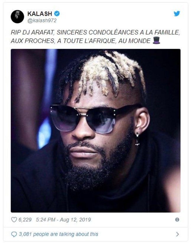 DJ Arafat est mort ... Plusieurs rappeurs français lui ont rendu hommage !