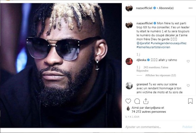 DJ Arafat est mort ... Plusieurs rappeurs français lui ont rendu hommage !