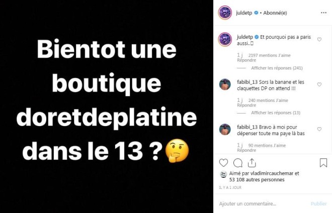 Jul envisage d'ouvrir sa propre boutique à Marseille !