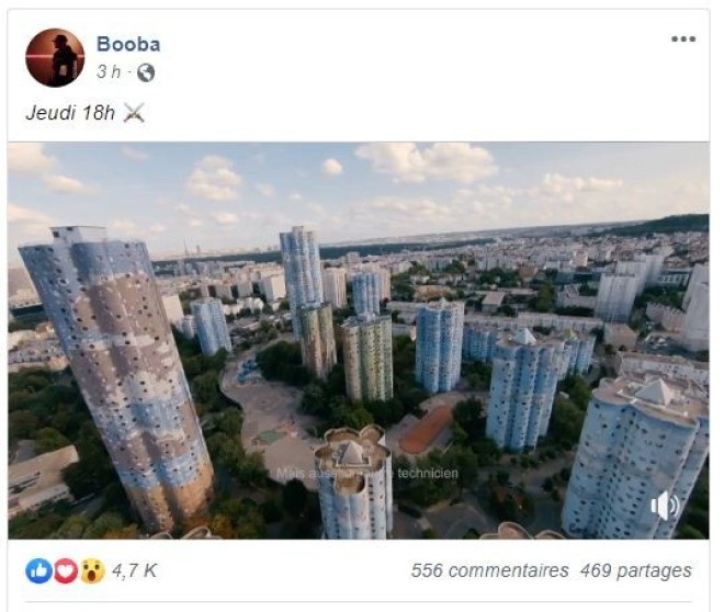 Booba dévoile la date de sortie et le teaser de son nouveau clip ''GLAIVE''