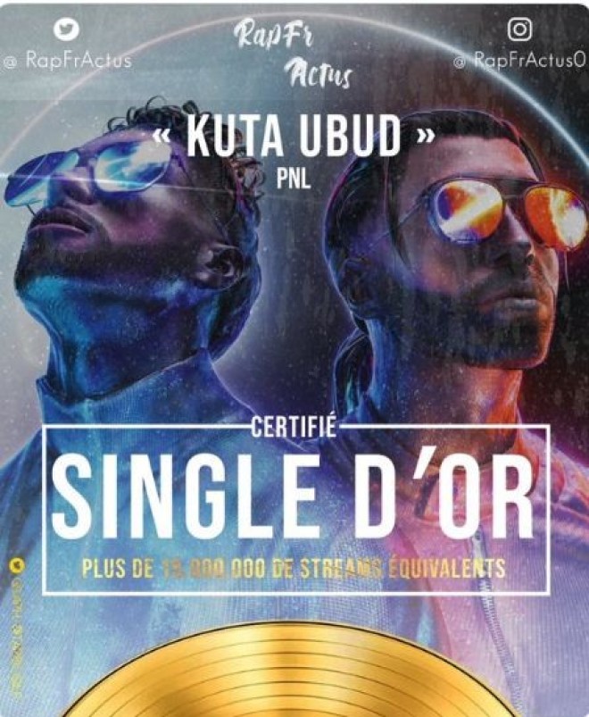 Le titre ''Kuta Ubud'' de PNL est certifié single d'or !