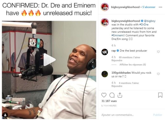 Eminem et Dr. Dre sont de retour, ils devraient sortir de nouveaux morceaux très prochainement !
