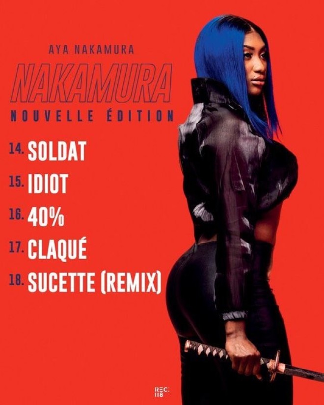 Aya Nakamura dévoile la tracklist de la réédition de son dernier album !