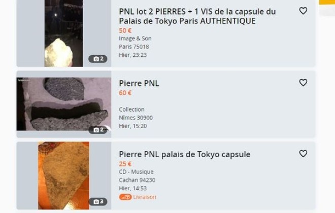 PNL : Les petites pierres de leurs capsules sont mises en vente sur Leboncoin ! (Photos)