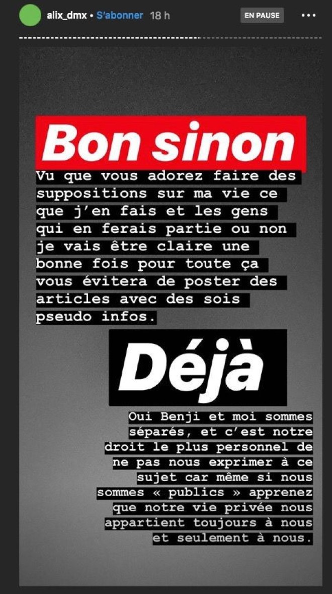 Nekfeu en couple avec Alix des Marseillais ? Elle réagit à la rumeur ! (Photo)