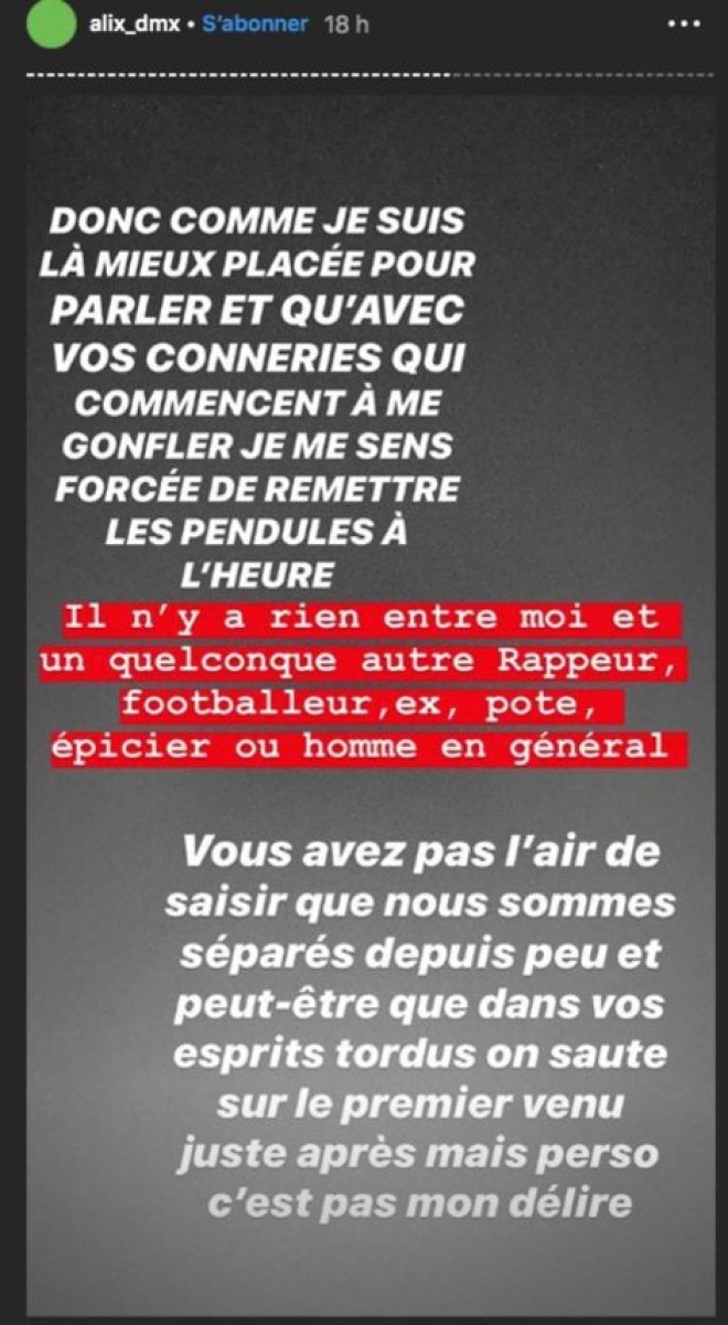 Nekfeu en couple avec Alix des Marseillais ? Elle réagit à la rumeur ! (Photo)
