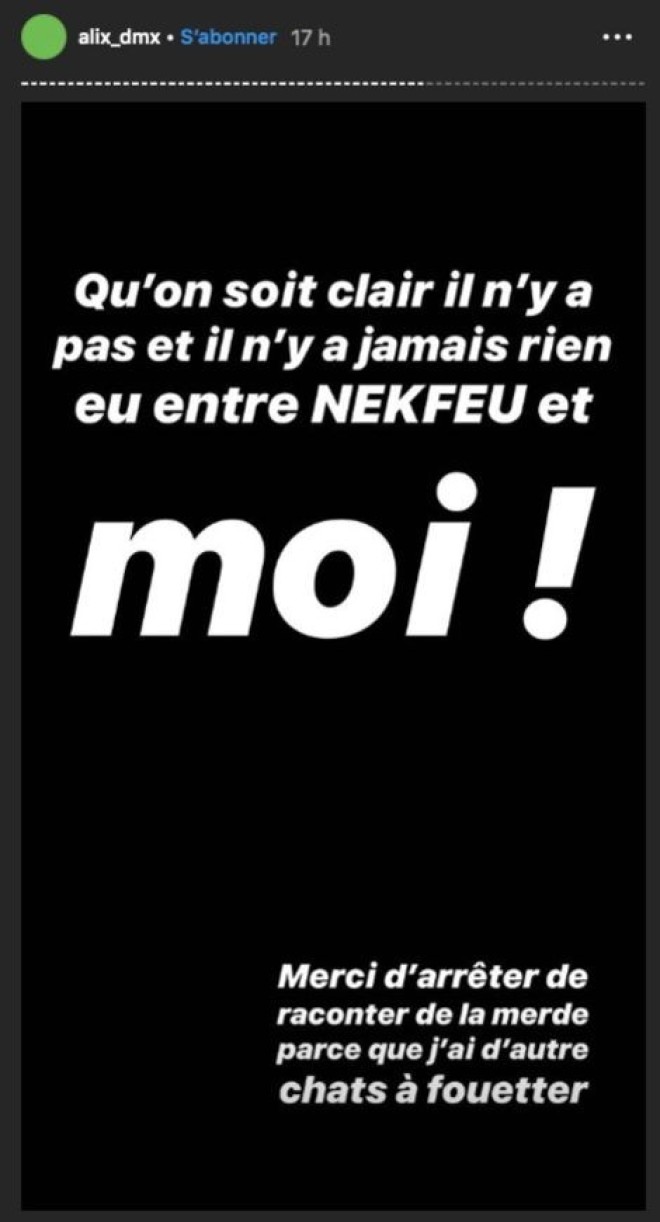 Nekfeu en couple avec Alix des Marseillais ? Elle réagit à la rumeur ! (Photo)