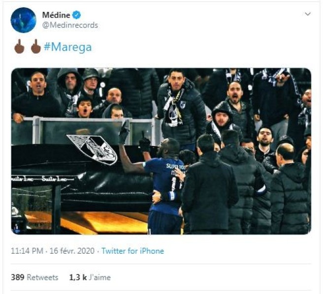 Le joueur du Fc Porto Moussa Marega victime de cris racistes, Booba et Médine ont réagi !