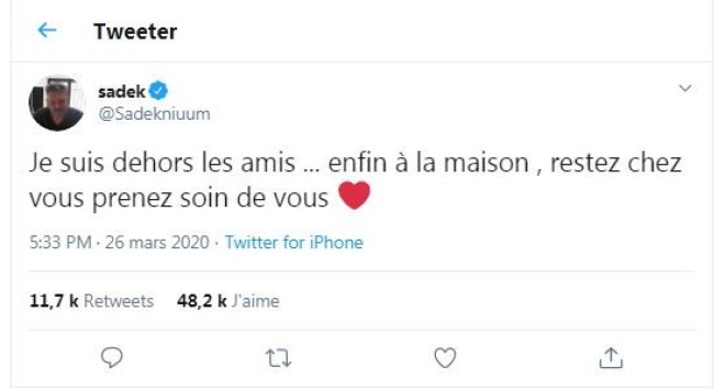 Après un mois et demi de détention, Sadek est libéré de prison sous contrôle judiciaire !