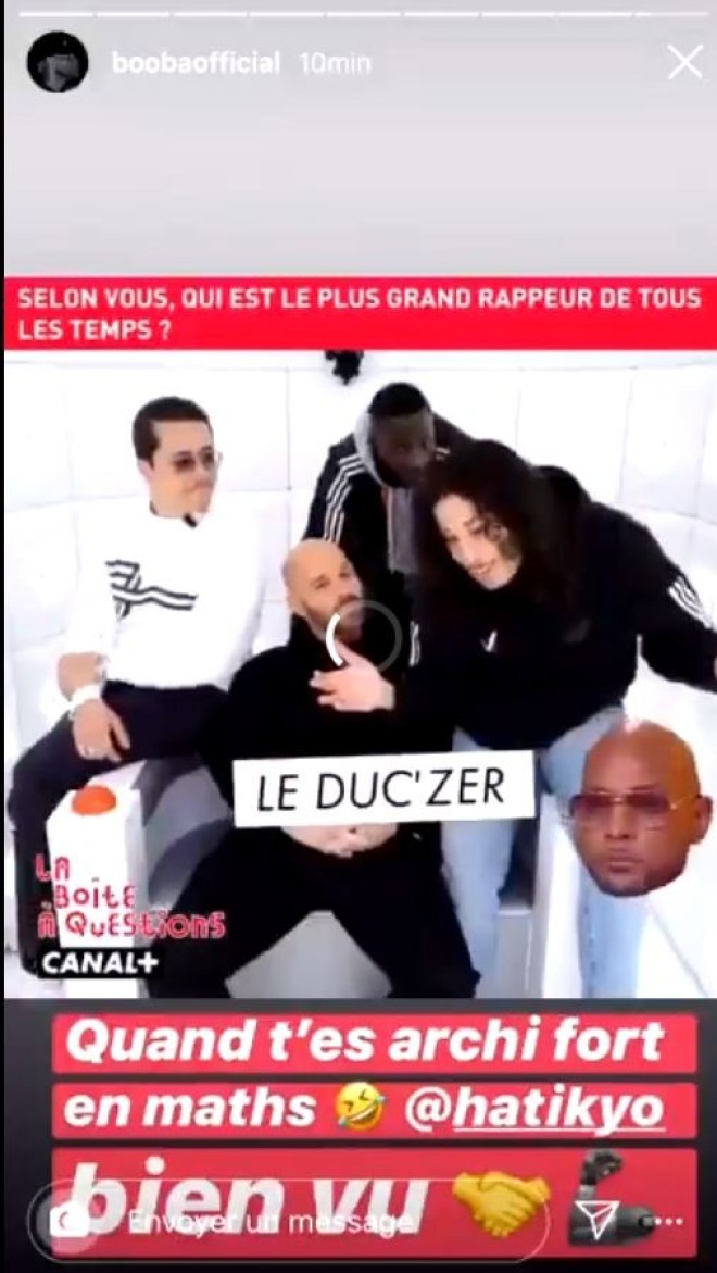 Selon Hatik, Booba est le plus grand rappeur de tous les temps, le Duc réagit ! (Vidéo)