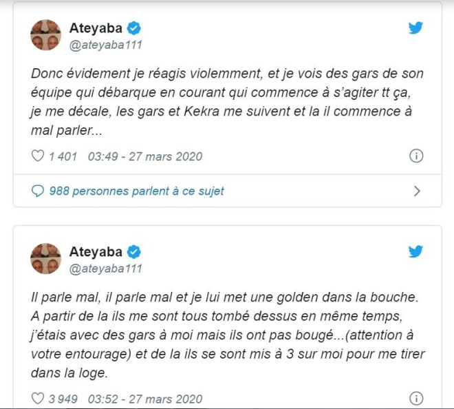 Ateyaba dévoile toute l'histoire derrière sa bagarre avec Kekra au show Redbull !
