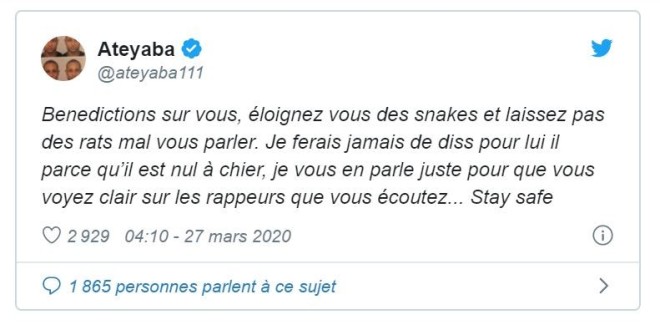 Ateyaba dévoile toute l'histoire derrière sa bagarre avec Kekra au show Redbull !