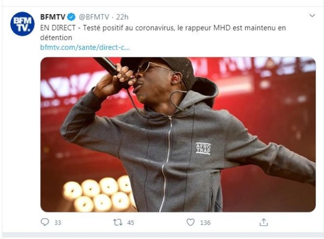 MHD : Atteint du coronavirus le rappeur se voit refuser sa sortie de prison