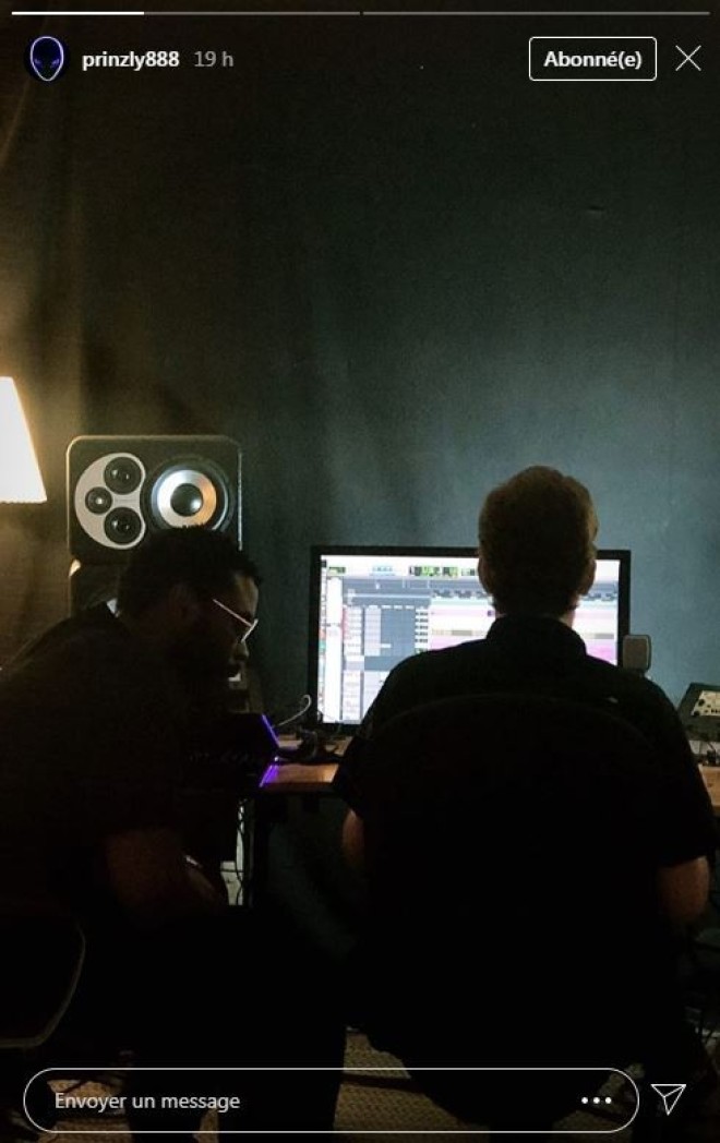L'album ''QALF'' est toujours en préparation, Damso se montre en studio