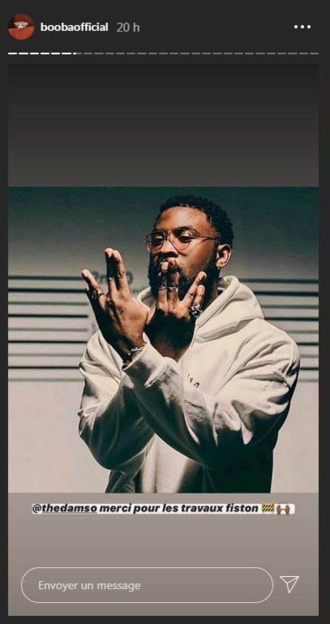 Booba félicite Damso (à sa façon) pour son double disque de platine de ''Batterie Faible''