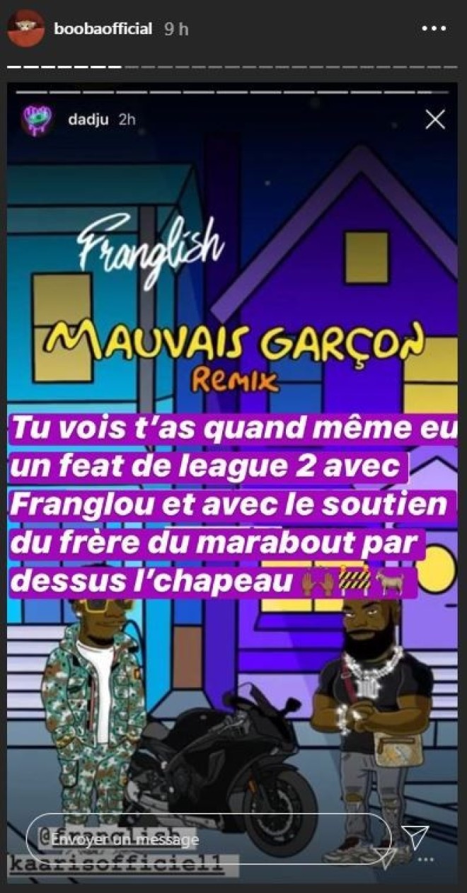 Kaaris de retour avec un nouveau titre feat Franglish, Booba dézingue les deux rappeurs