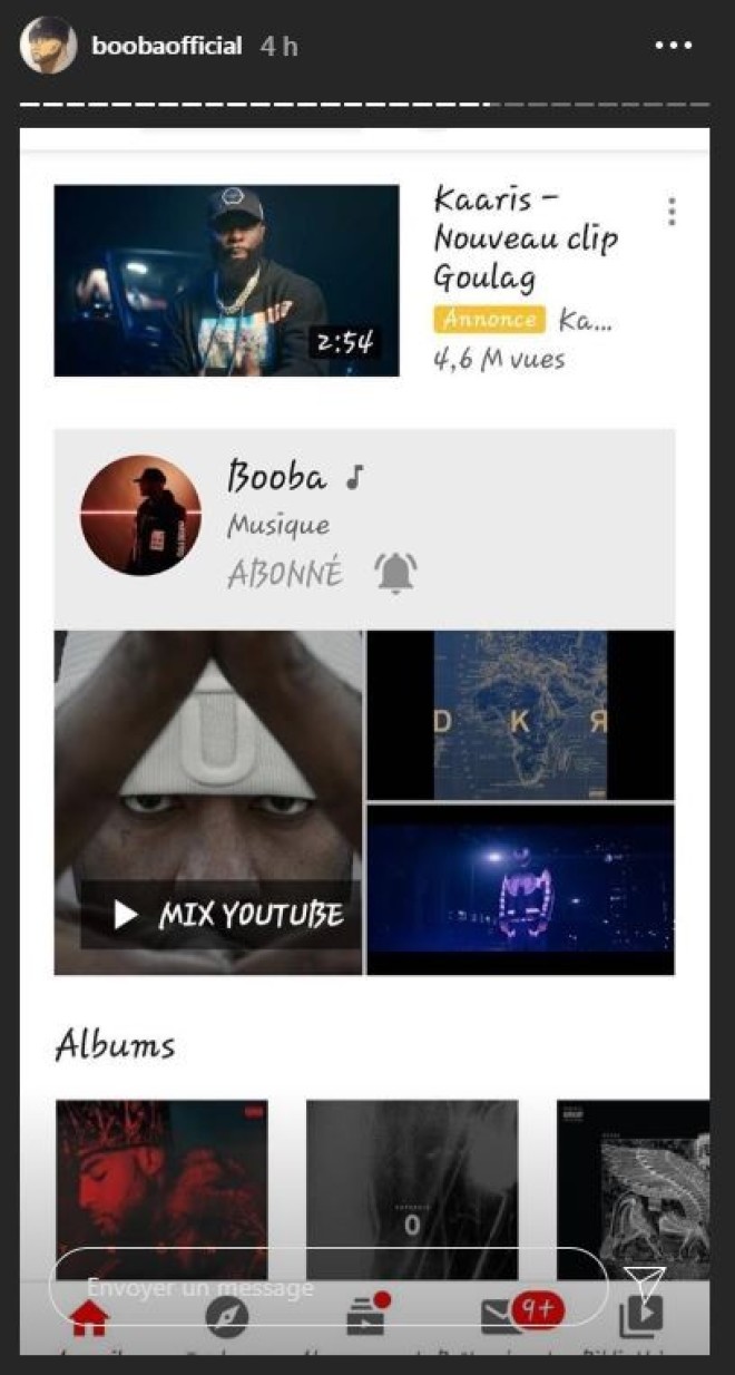 Booba se moque de Kaaris d'avoir payé pour mettre son clip dans les recherches Youtube de ''Booba''