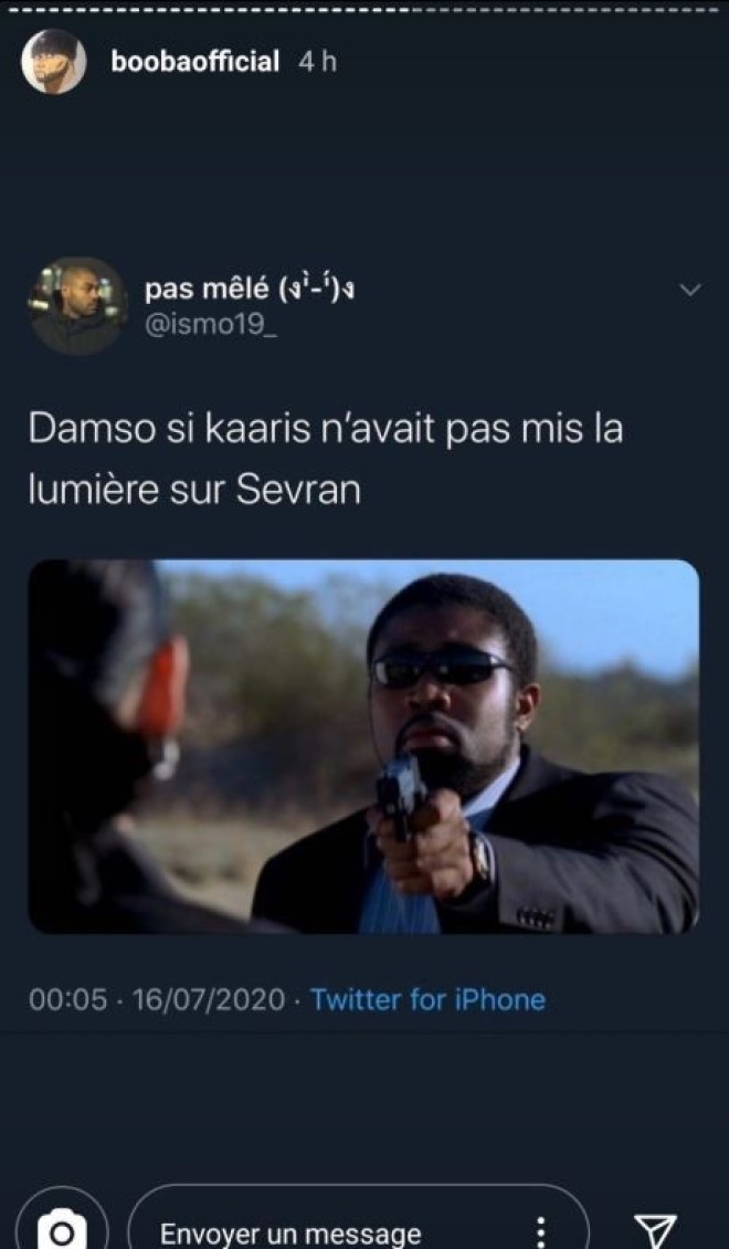 Booba se paye la tête de Kaaris, Damso et Cyril Hanouna sur instagram