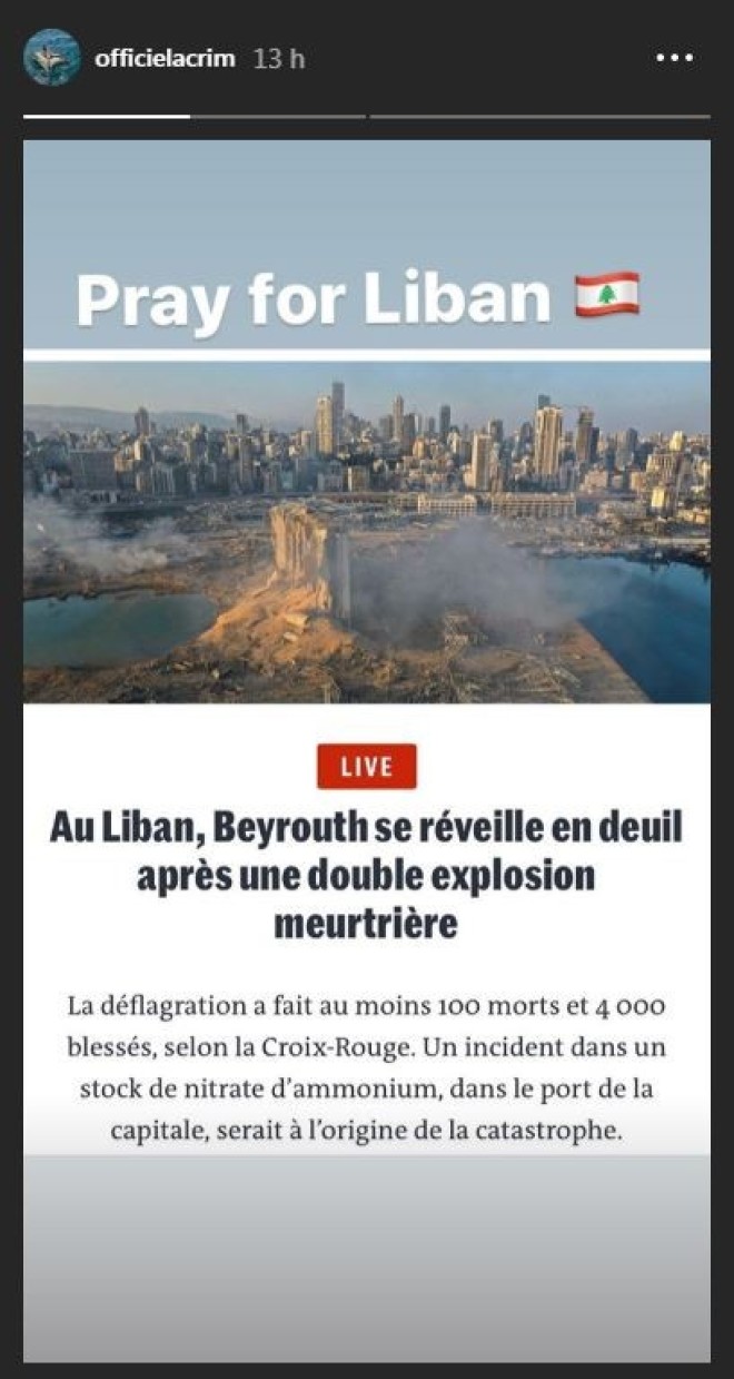 Le Rap Français rend hommage au Liban et aux victimes de l'explosion de Beyrouth