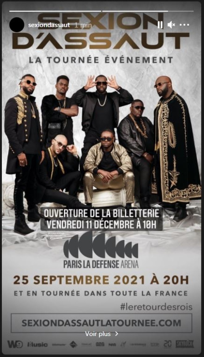 La Sexion D Assaut Officialise Son Retour Une Tournee En 2021 Annoncee Par Le Groupe