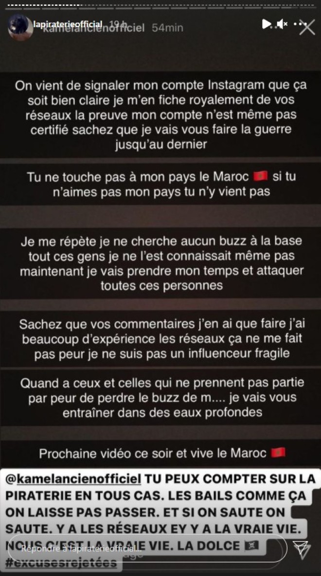 Kamelancien enfonce Brahim Bouhlel pour ses insultes contre le Maroc, Booba le soutient