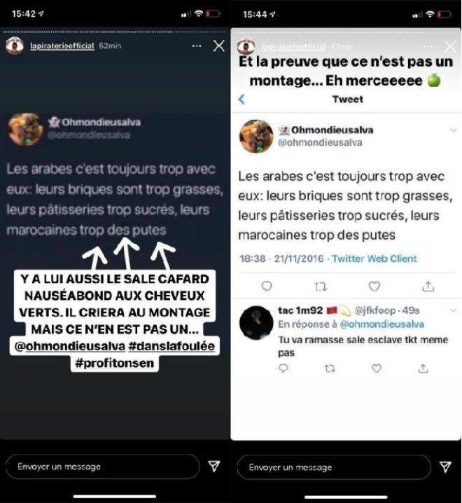 Booba clash violemment OhmondieuSalva, qui a aussi insulté les marocaines