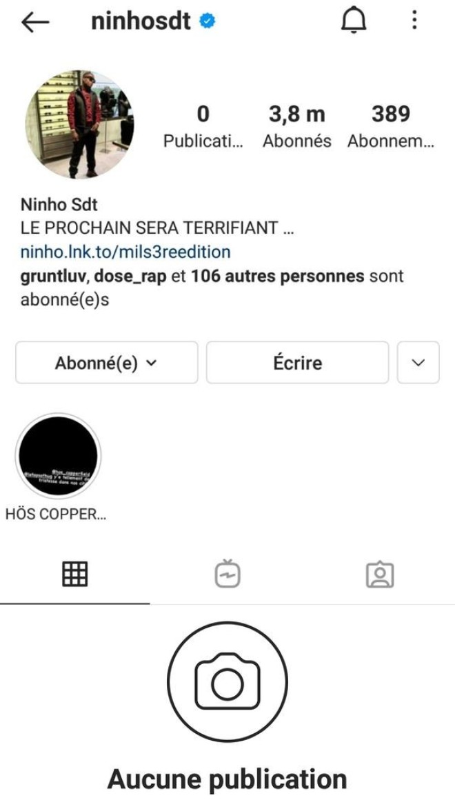 Ninho fait monter la pression avant la sortie de son album :''le prochain sera terrifiant''