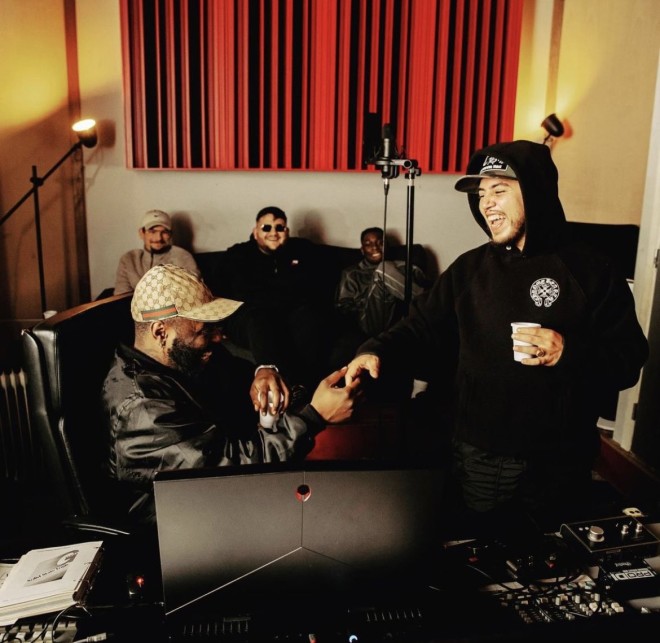 Hamza et Tiakola étaient ensemble au studio