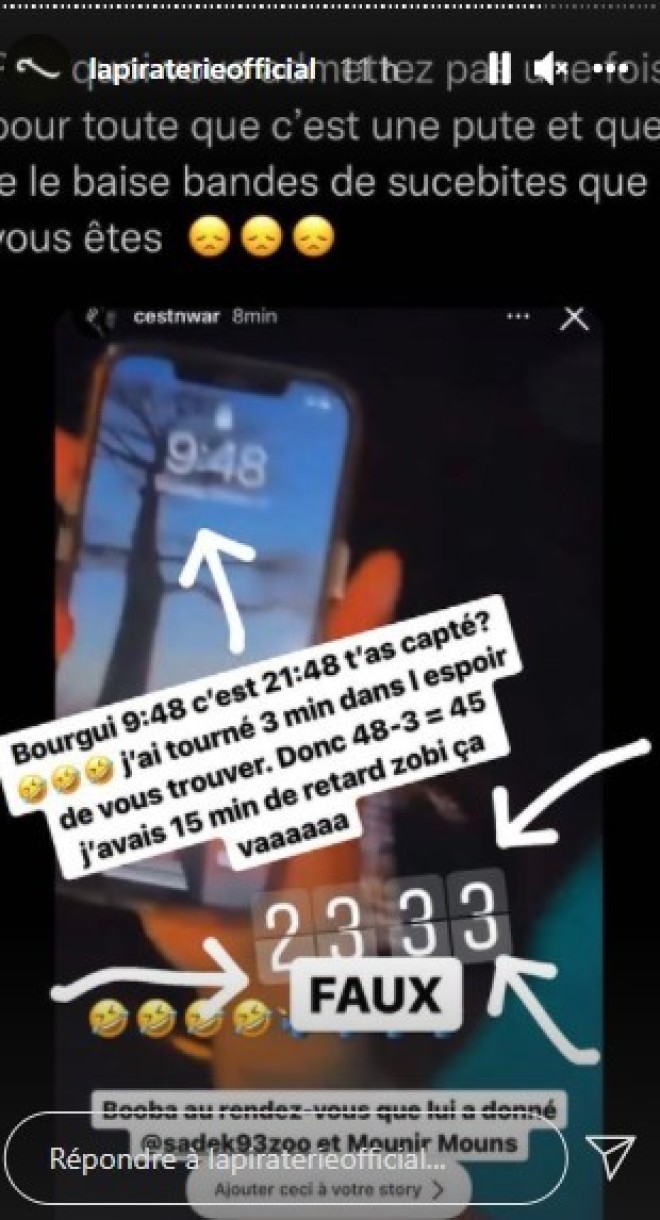 Sadek accuse Booba de ne pas être venu à leur rendez-vous. Le Duc lui répond (vidéo)