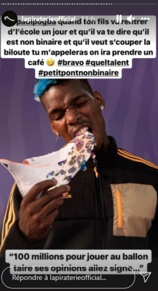 Booba détruit Paul Pogba à cause d'une publicité pour une chaussure non-binaire
