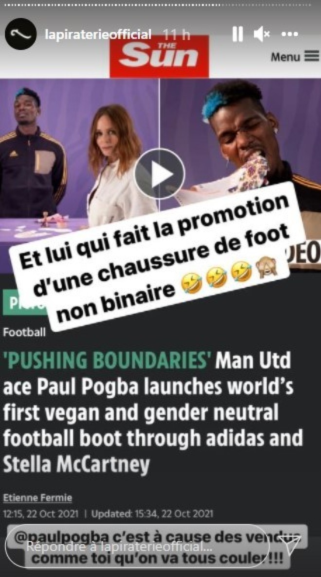 Booba détruit Paul Pogba à cause d'une publicité pour une chaussure non-binaire